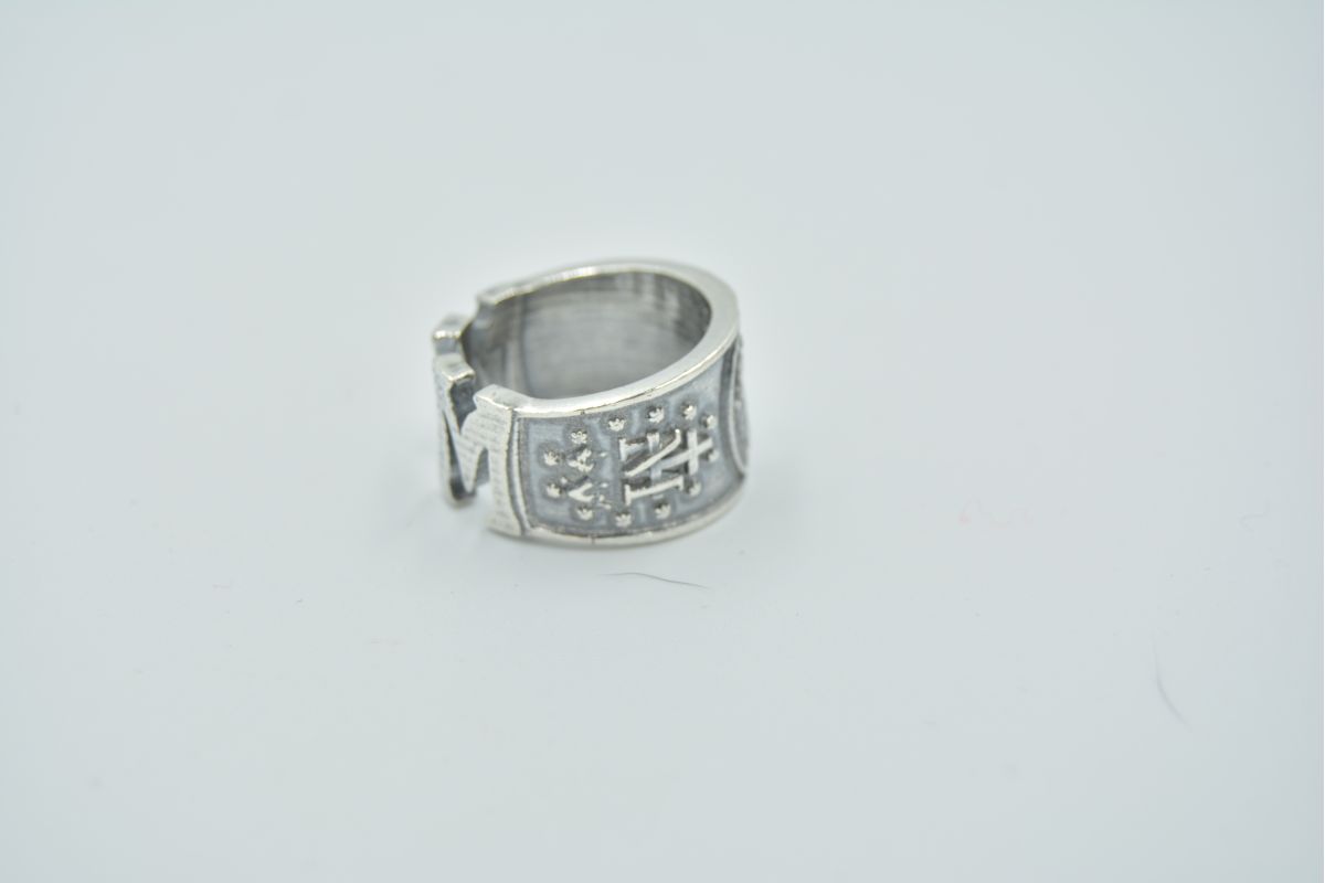 Anello Medaglia Miracolosa ARGENTO 925  misura 16